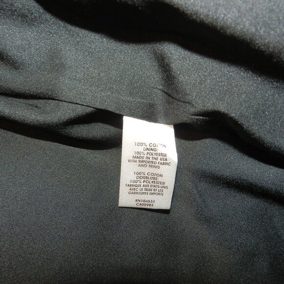 Nanette Lepore Black Boho Fringe Trim Crochet Knit Top Size 6 - Picture 14 of 14